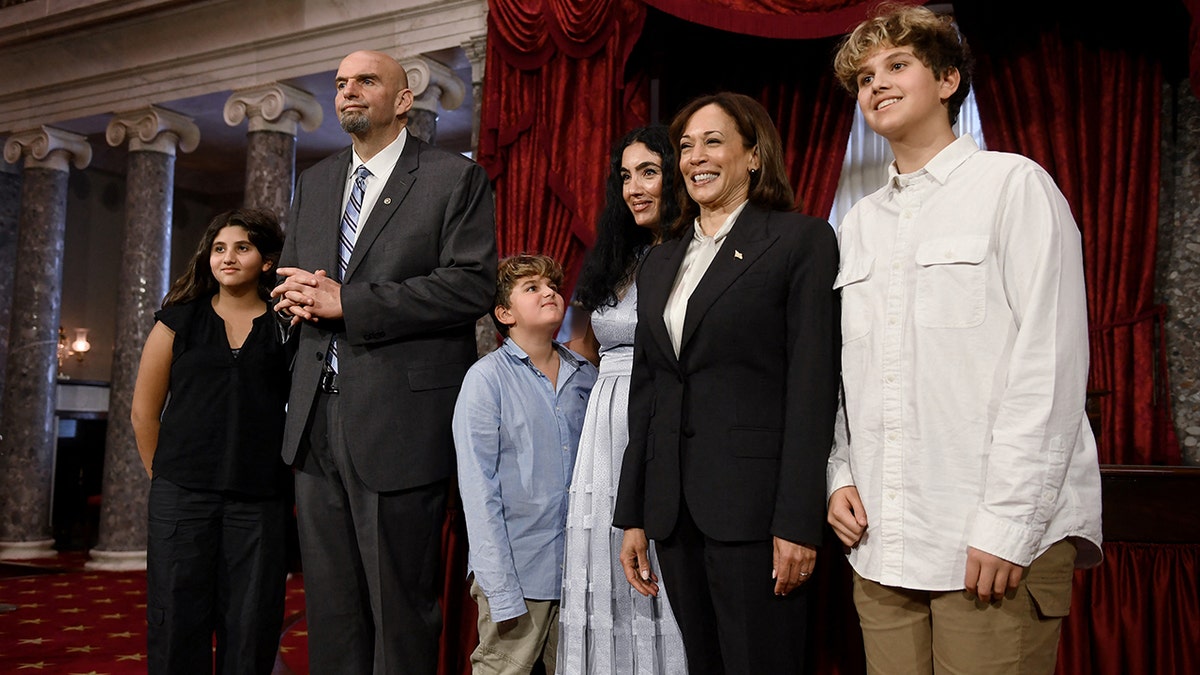 John Fetterman and his family