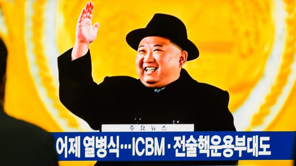 Kim Jong Un on screen