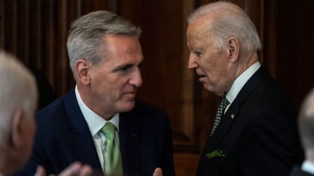 Kevin McCarthy and Joe Biden