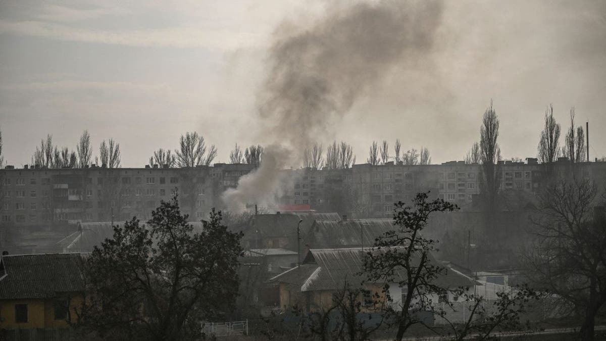 Bakhmut war zone