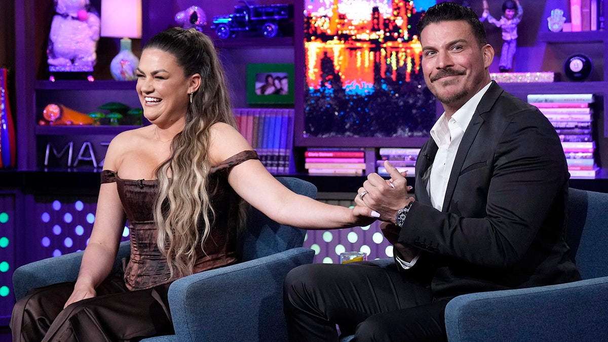 Jax Taylor and Brittany Cartwright on "Watch What Happens Live"
