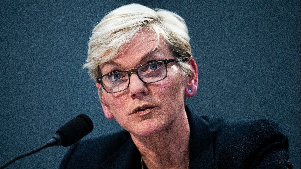 Energy Secretary Jennifer Granholm testifies during the House Appropriations Subcommittee on Energy and Water Development, and Related Agencies Committee hearing titled Fiscal Year 2024 Request for the Department of Energy in the Rayburn Building in Washington, D.C., on Thursday.?