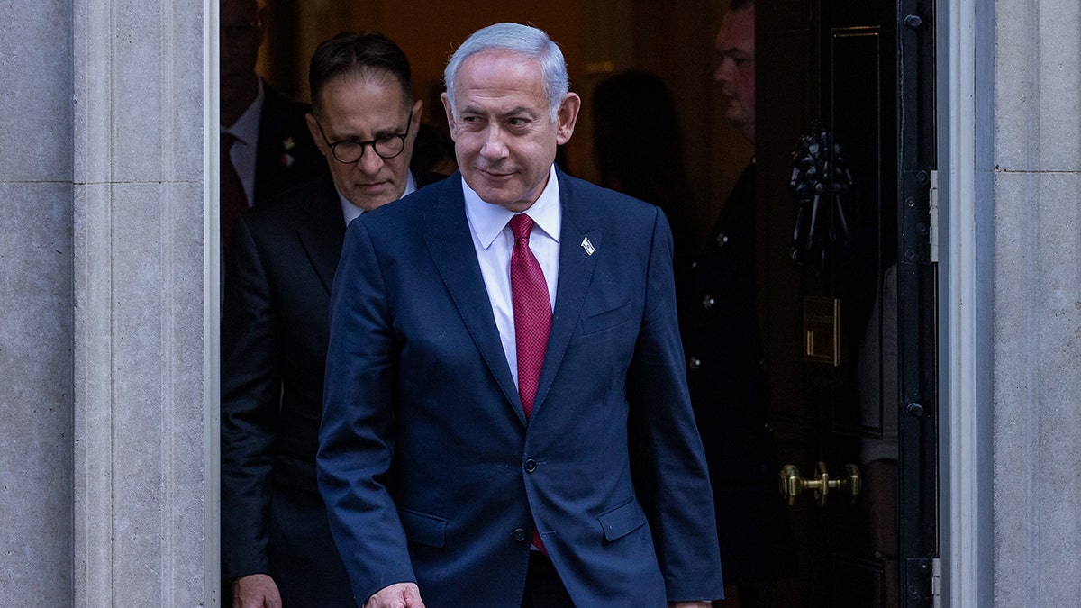 Benjamin Netanyahu in a suit and tie