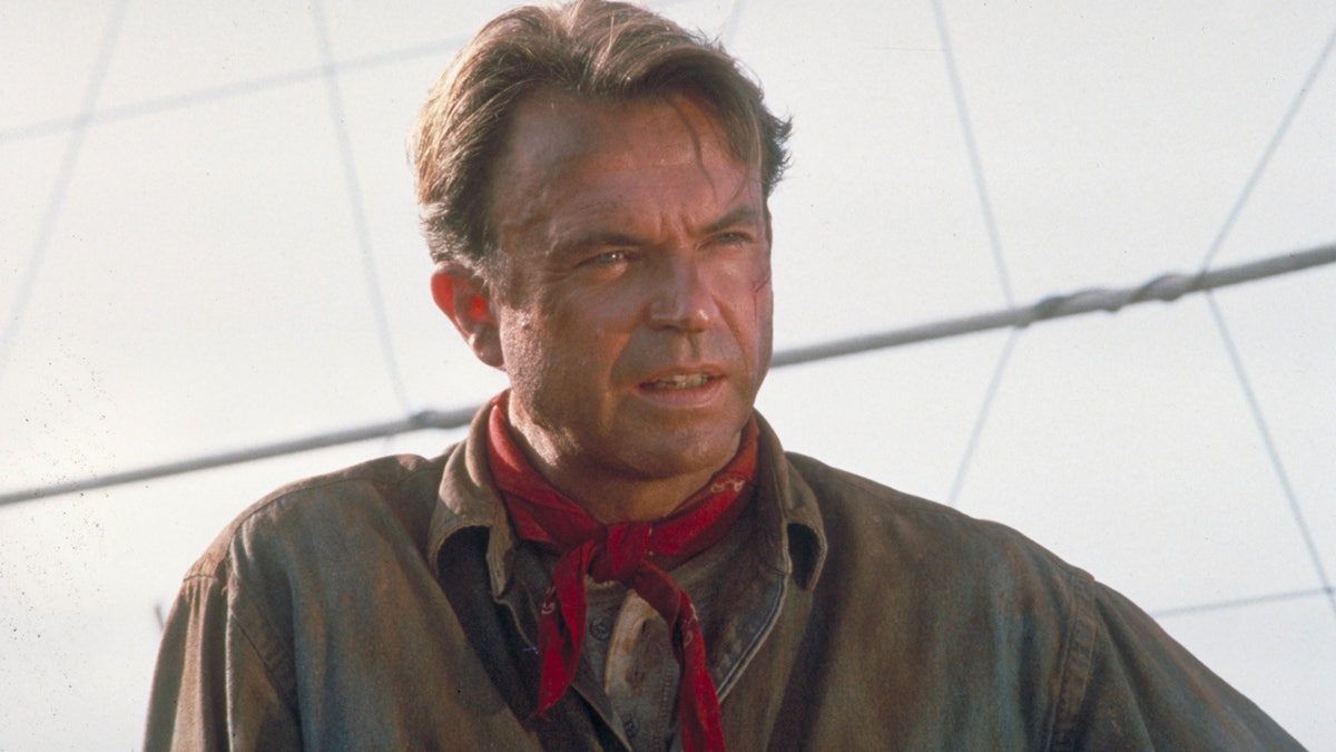 Sam Neill in "Jurassic Park" in1993