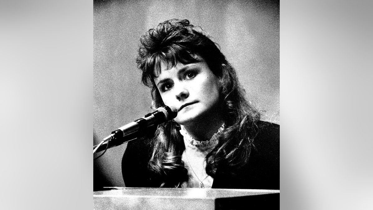 Pamela Smart on the stand during husband's murder trial