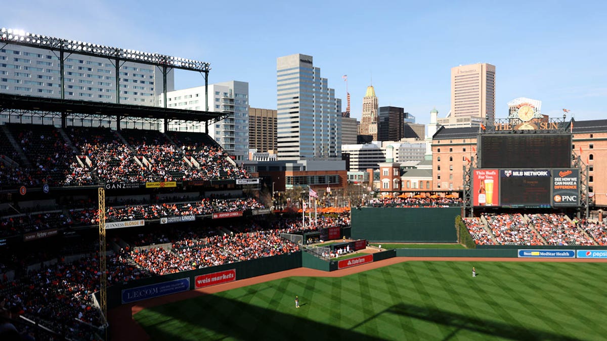Opening Day at Camden Yards in April 2022