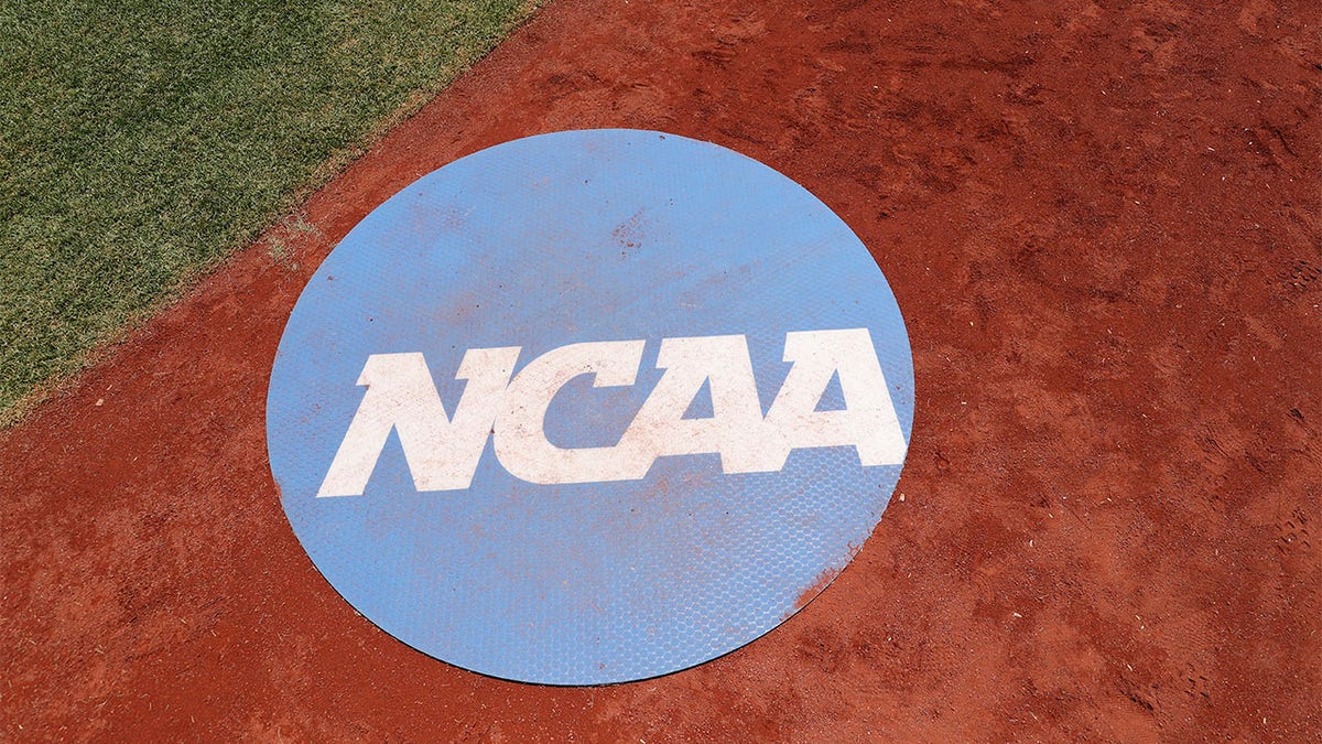 NCAA signage at the College World Series