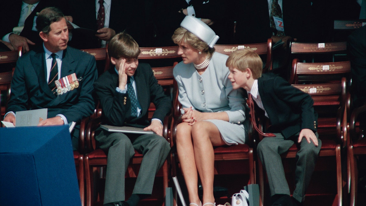 Charles, Diana, William and Harry