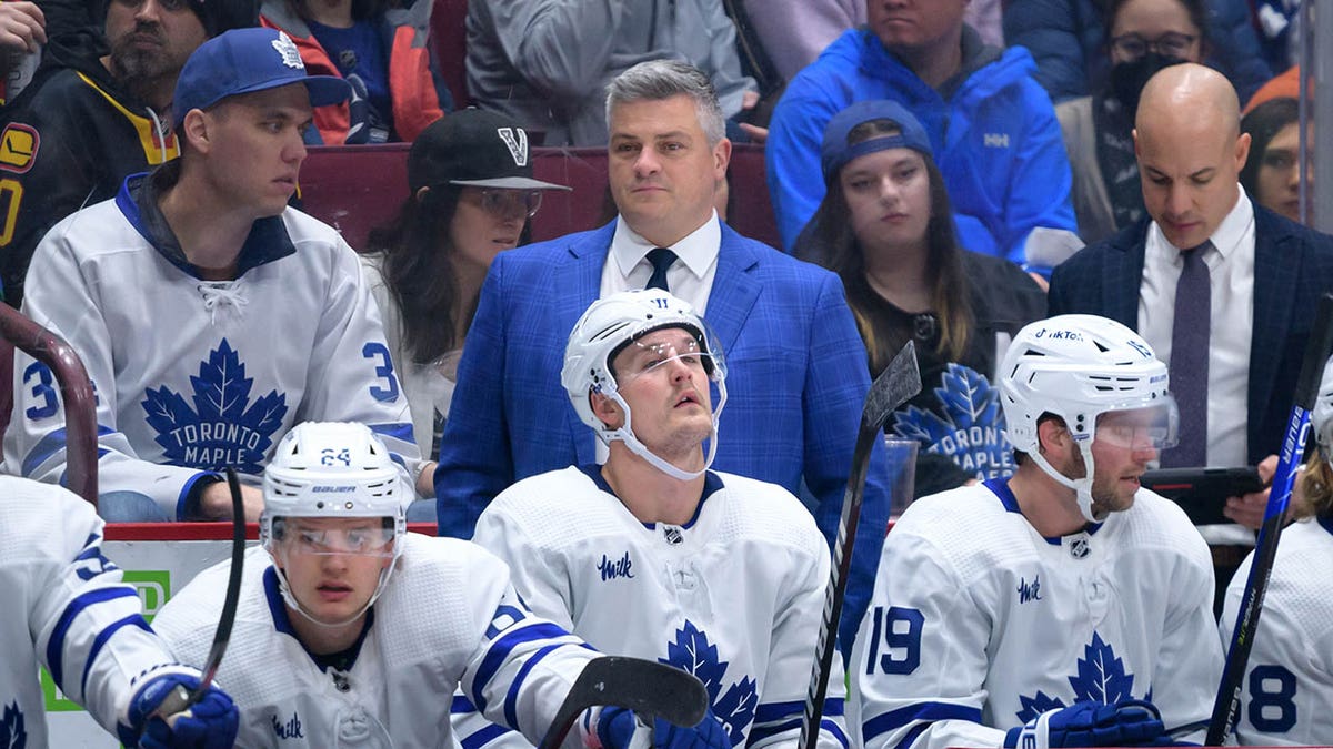 Maple Leafs play the Canucks at Rogers Arena