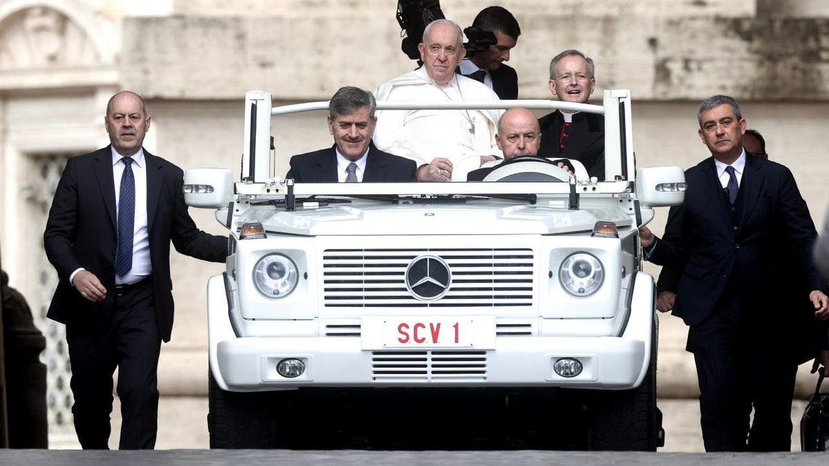 Pope Francis in St Peters Square