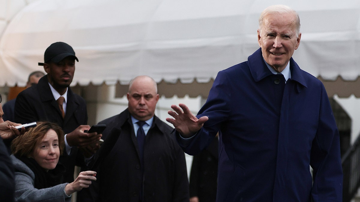 President Biden leaves White House