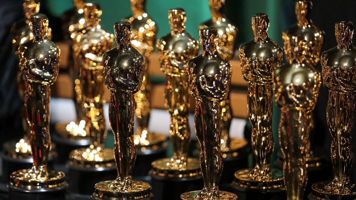 Oscars statuettes getty