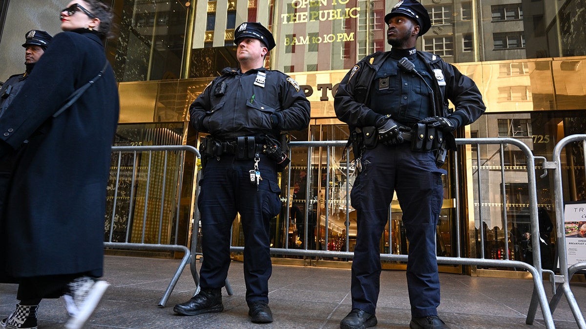 Police outside Trump Tower