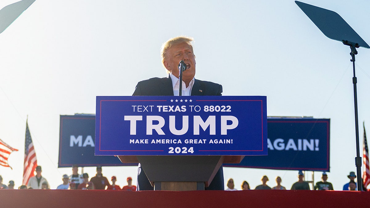 Donald Trump rally in Waco, Texas