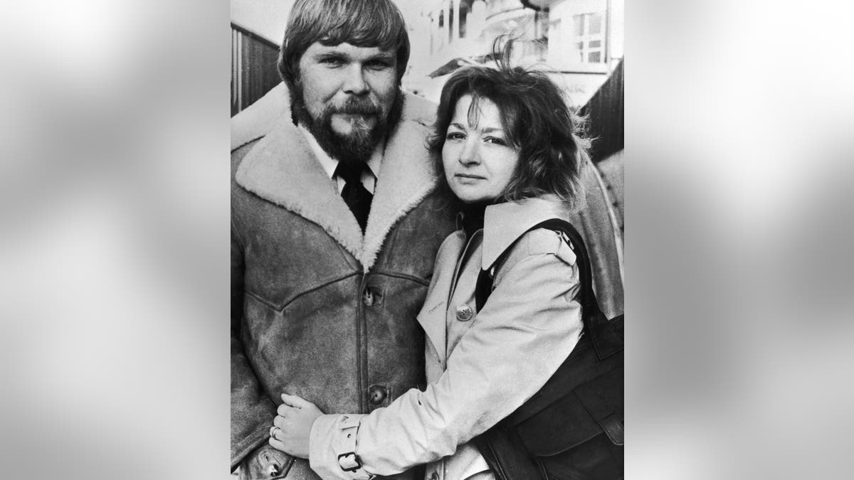 George and Kathy Lutz in black and white photo