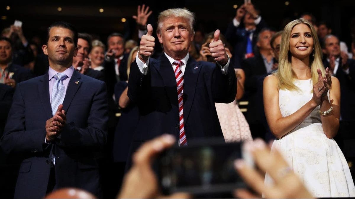 Trump and family