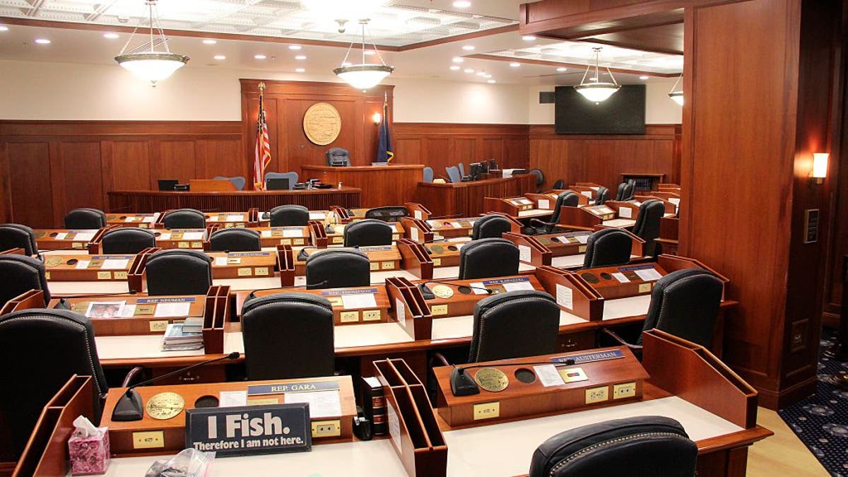 Alaska legislature room