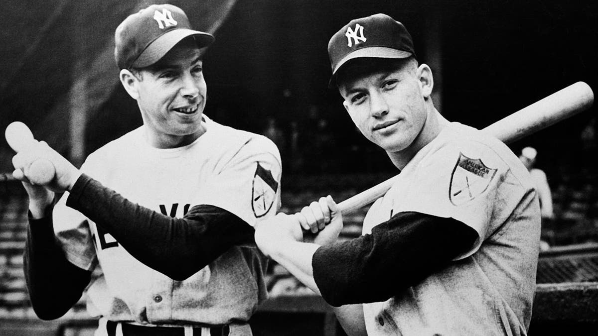 Mickey Mantle and Joe DiMaggio