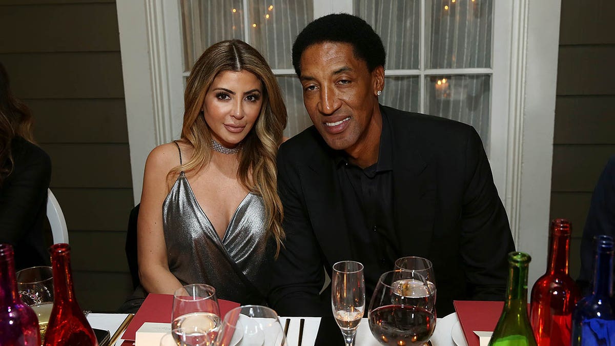 Larsa Pippen and Scottie Pippen at the All Star dinner in 2018