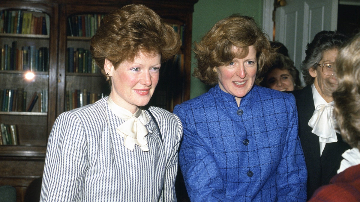 A throwback photo of Lady Jane Fellows and Lady Sarah McCorquodale, Princess Diana's sisters