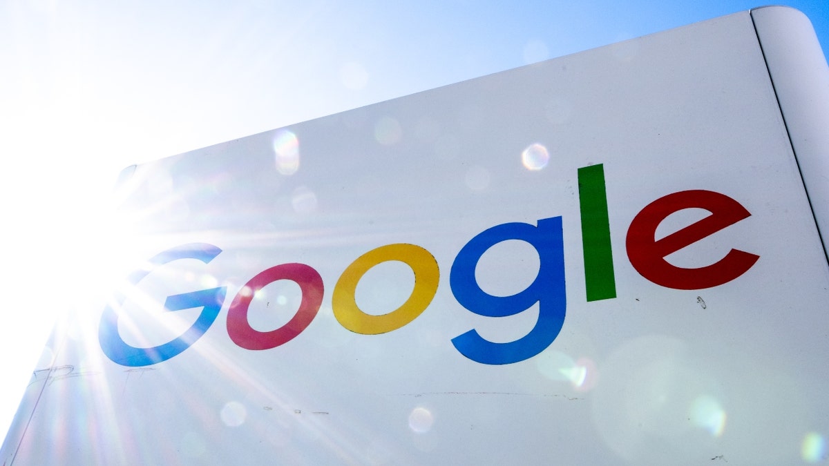 Google headquarters sign in California