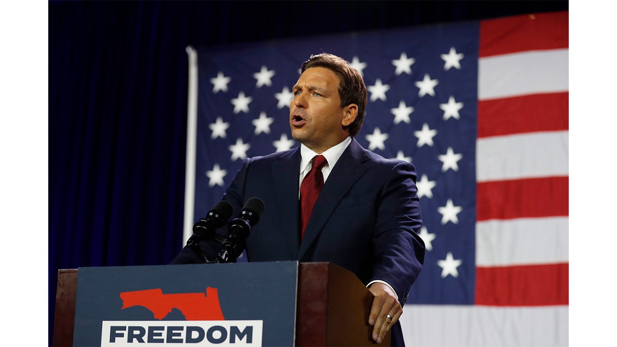 Ron DeSantis after winning reelection in Florida