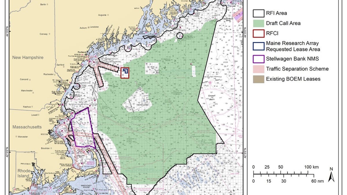 Gulf of Maine chart