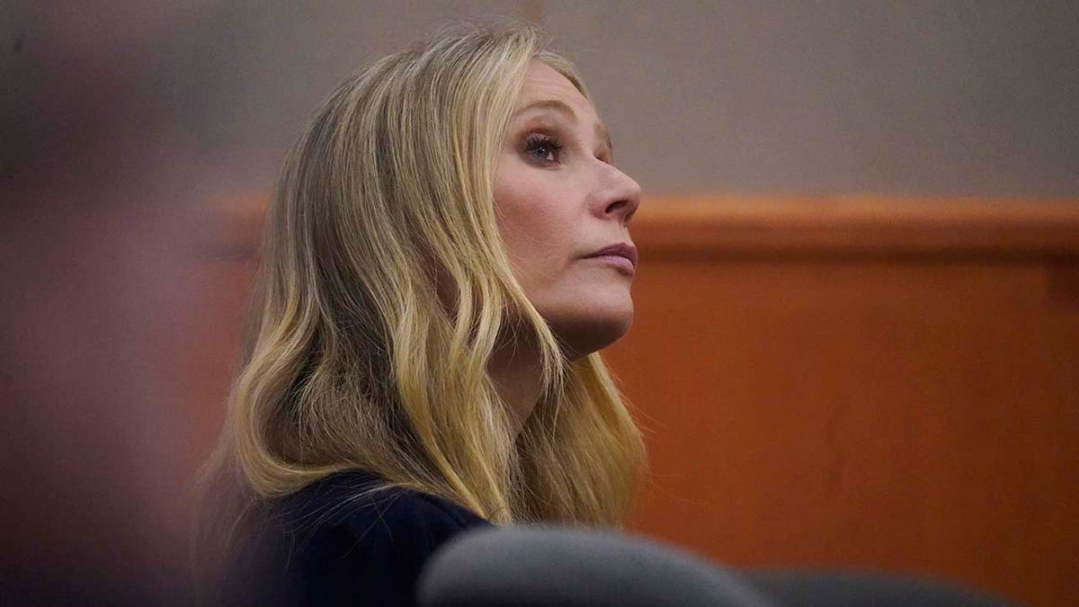 Gwyneth Paltrow sits in court during her trial.