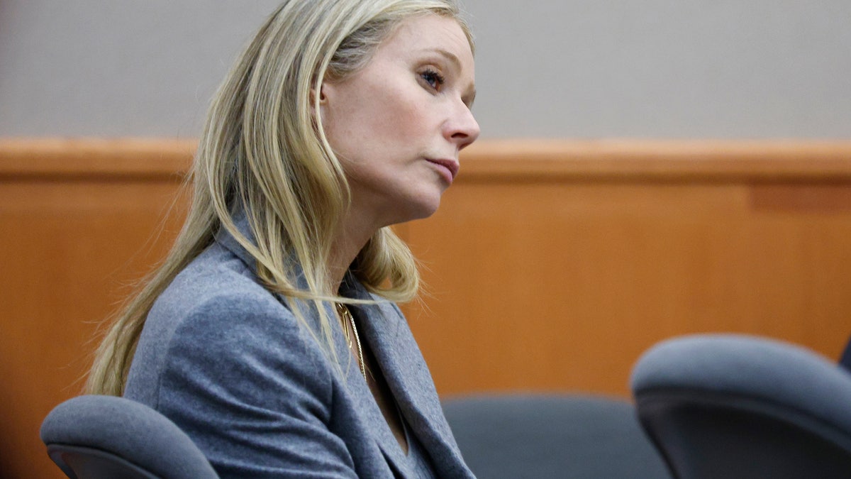 Gwyneth Paltrow wears grey suit in Utah court for ski crash lawsuit