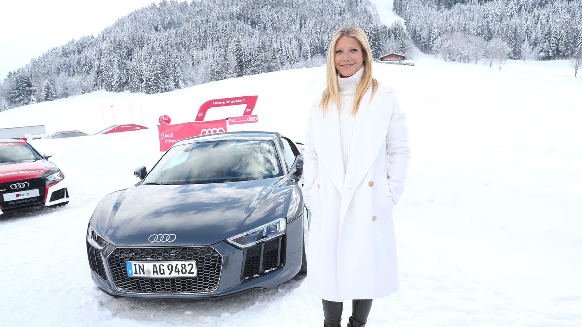 Gwyneth Paltrow in the snow