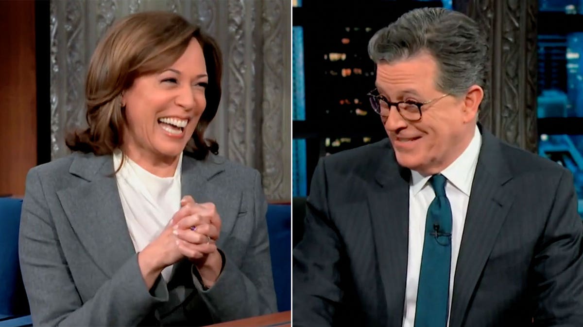 Kamala Harris Stephen Colbert interview