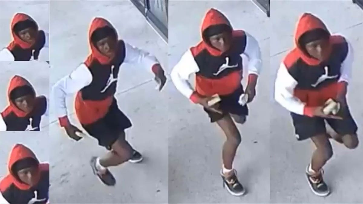 Houston robbery suspect runs off