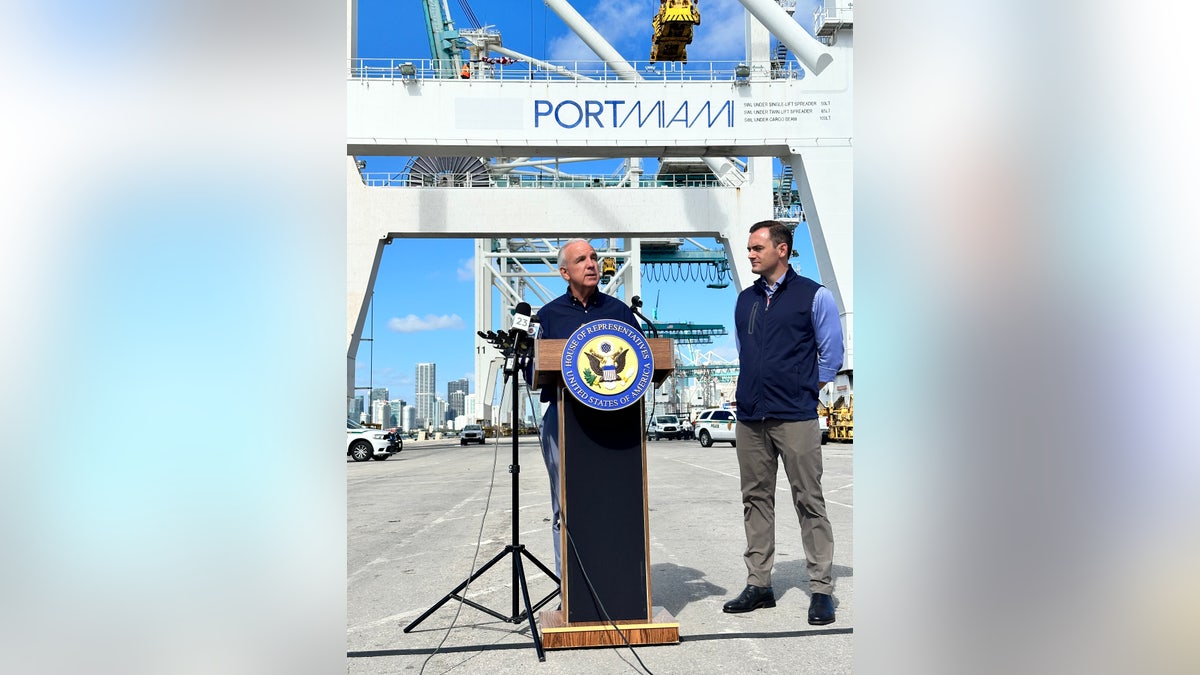 Carlos Gimenez and Mike Gallagher standing next to each other