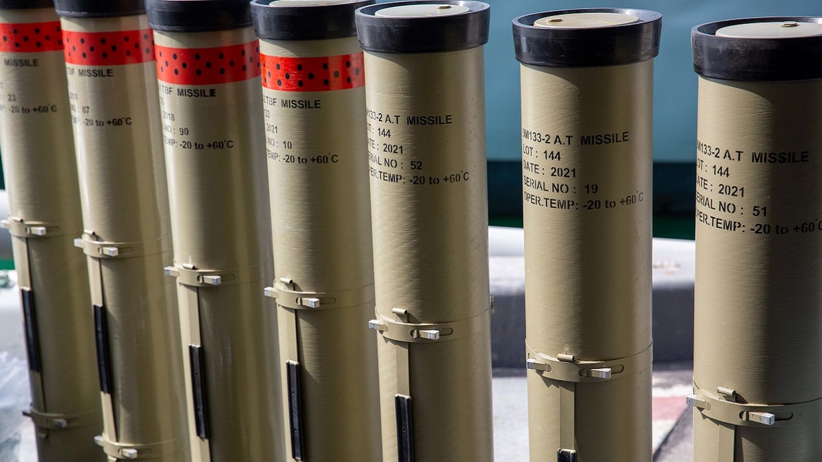 Anti-tank guided missile tubes