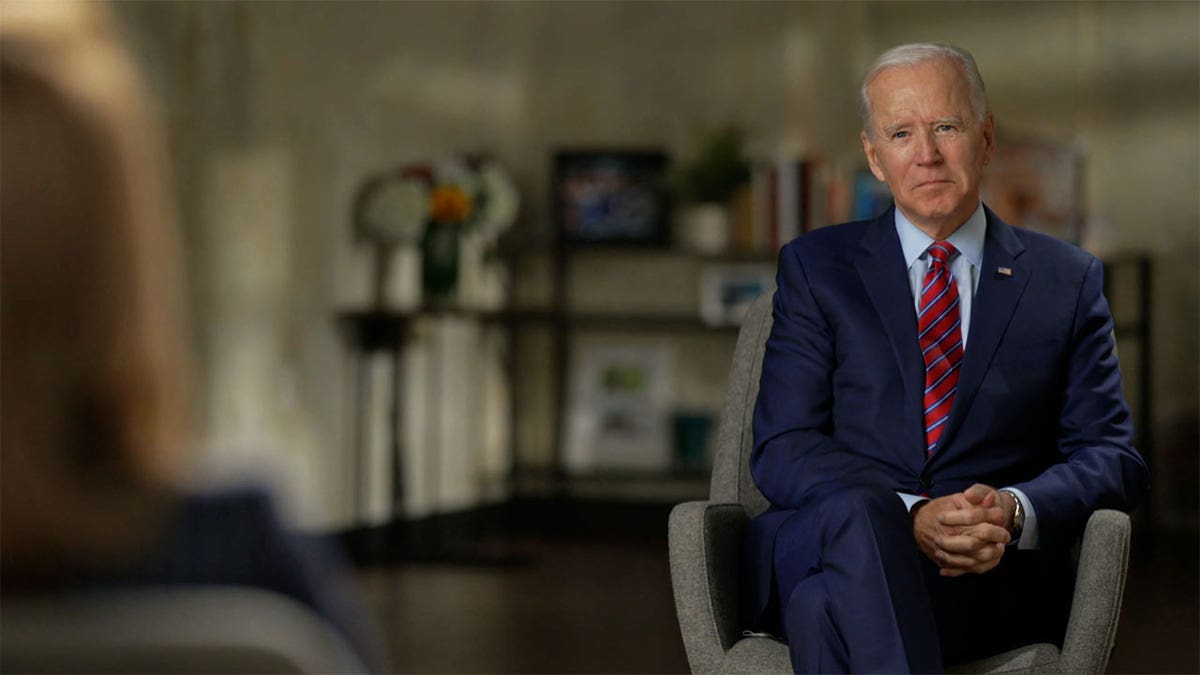 President Biden sitting down for an interview.