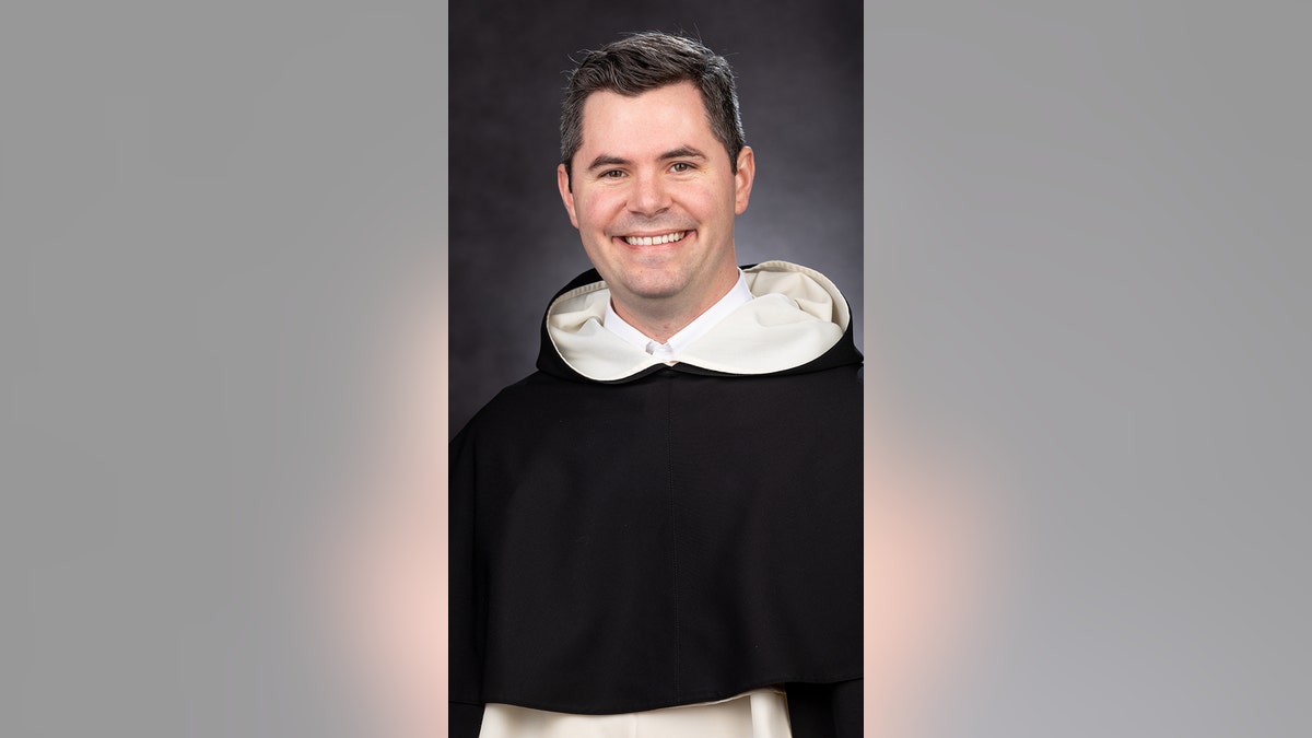 smiling dominican friar man