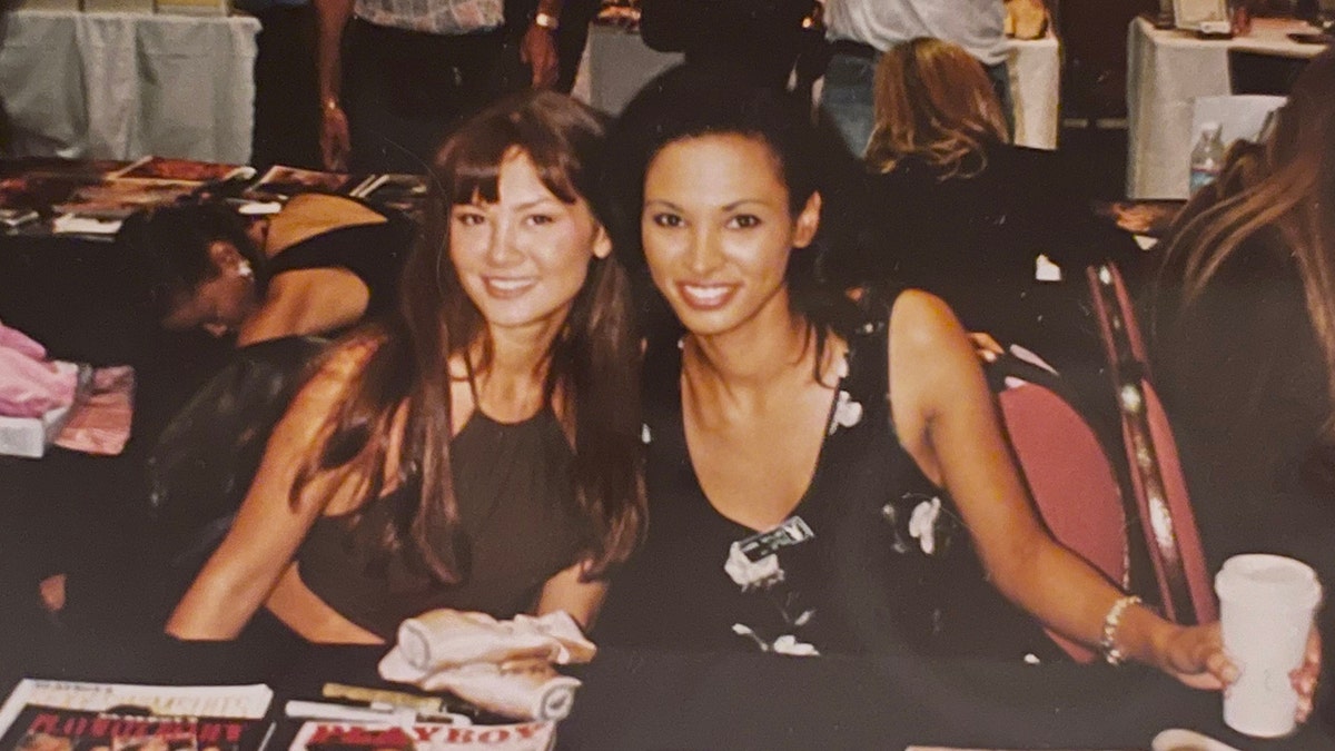 Lisa Marie Scott and Karin Taylor at a Playboy signing