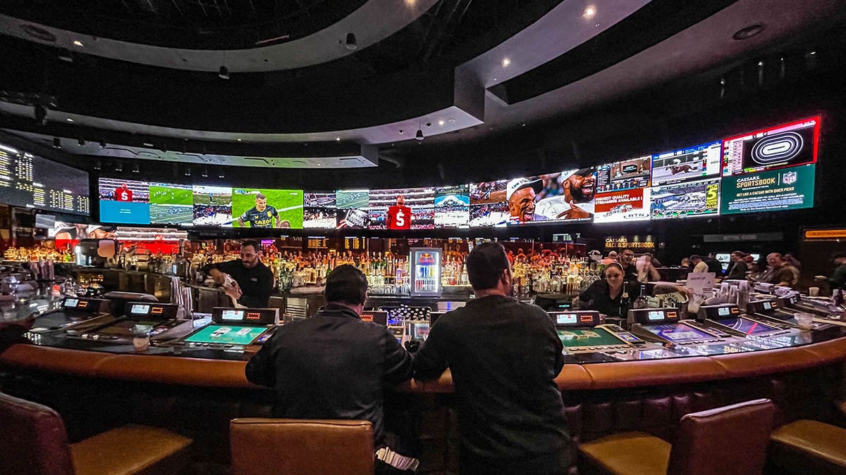 Caesars sportsbook in Vegas
