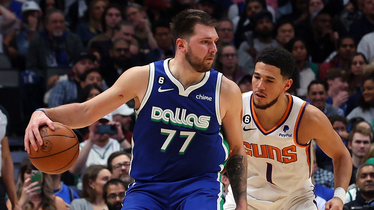 Mavericks’ Luka Doncic, Suns' Devin Booker Go Face-to-face In Game's ...