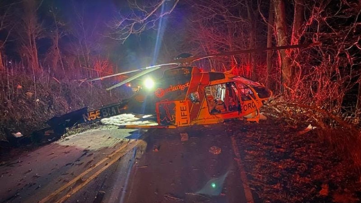 North Carolina medical helicopter crashes, 4 people survive despite ‘severe damage’