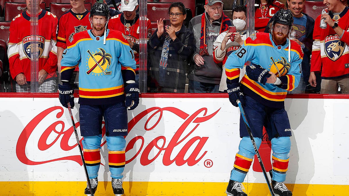 Florida panthers veterans clearance day jersey