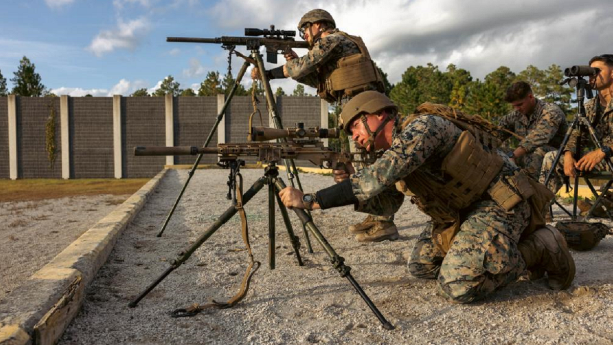 Marine scout sniper training Camp Lejeune