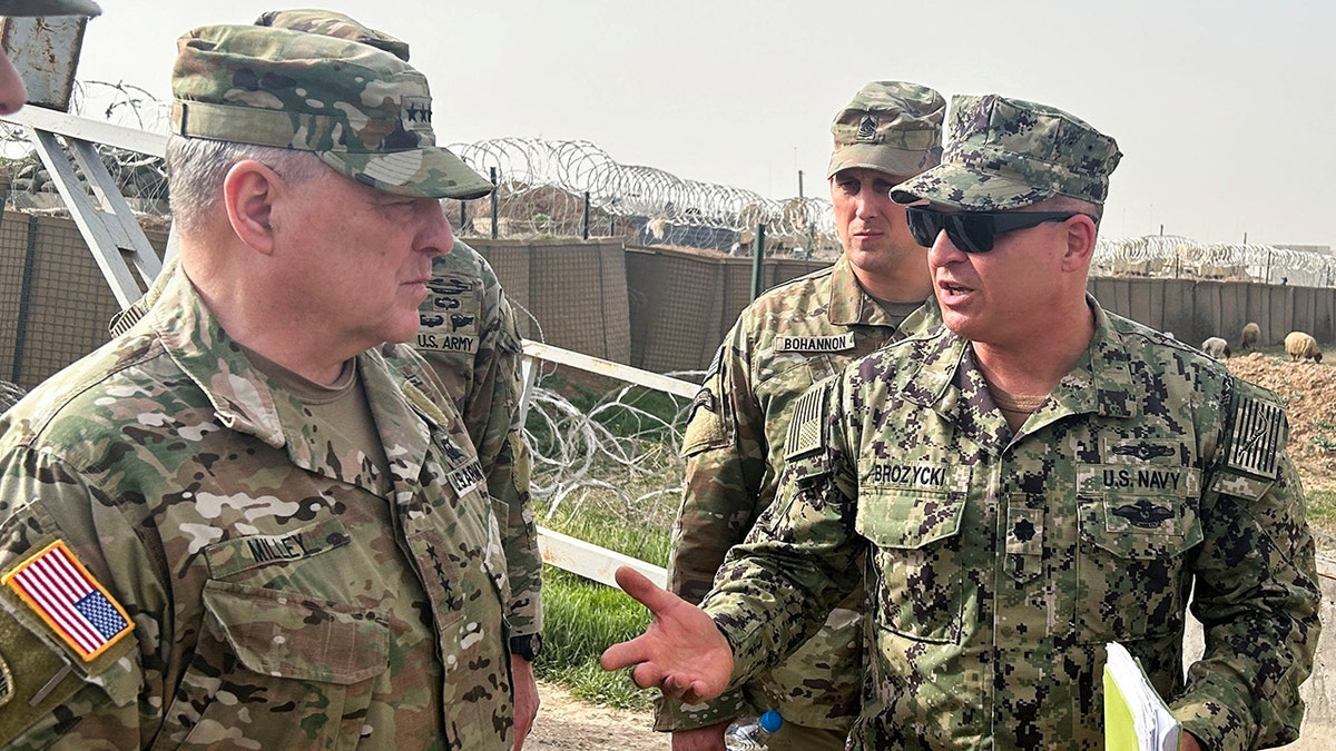 Joint Chiefs Chair Army General Mark Milley visits US base in Syria