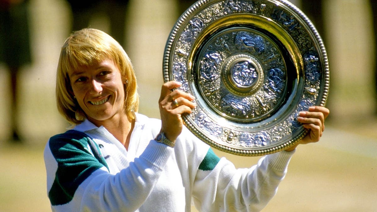 Martina Navratilova in Wimbledon