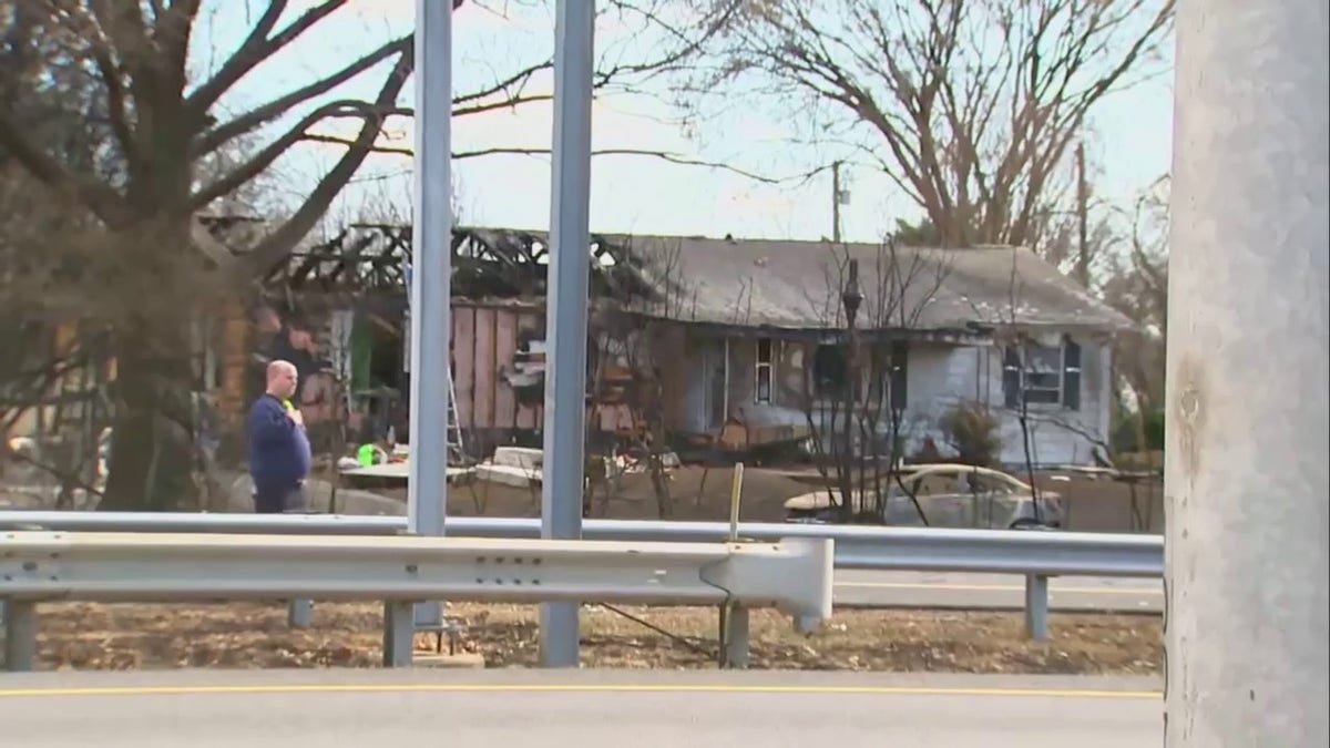 Frederick, Maryland home burns near tanker truck crash