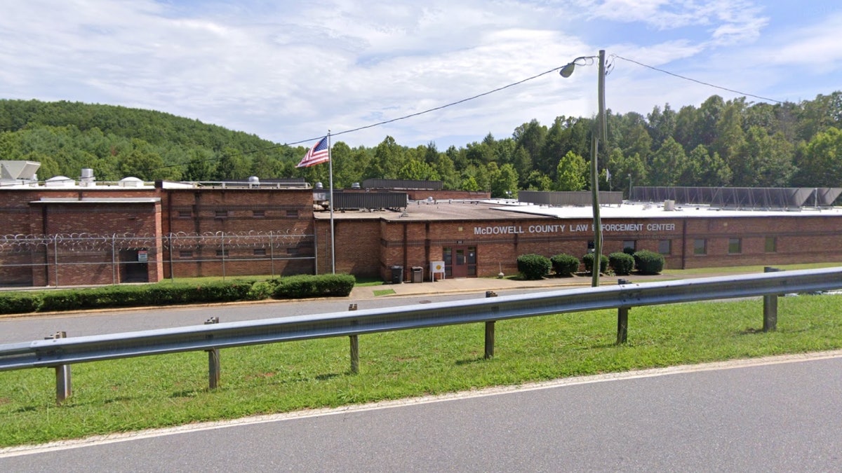 McDowell County Jail seen from road