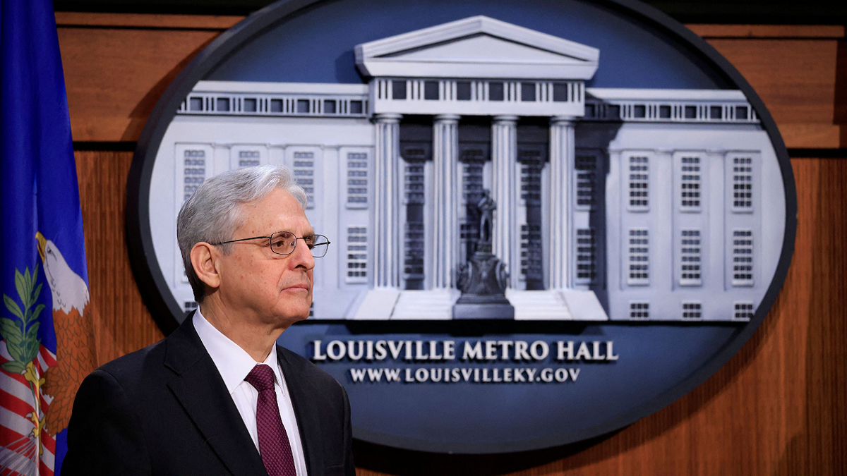 US Attorney General Merrick Garland at press conference