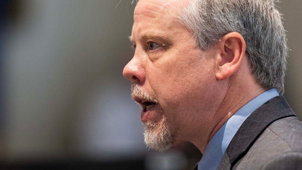 Creighton Waters speaks to the jury during Alex Murdaugh's trial.