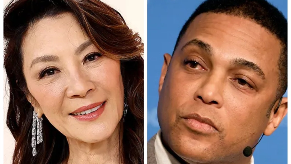 Michelle Yeoh and Don Lemon