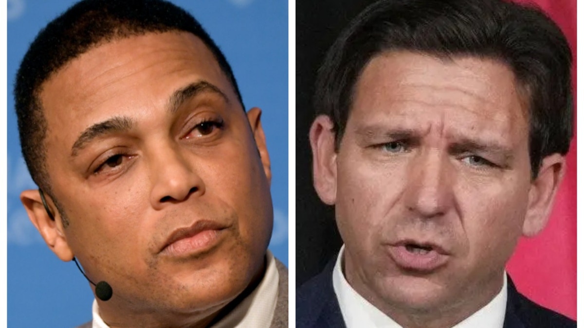 Don Lemon and Ron DeSantis